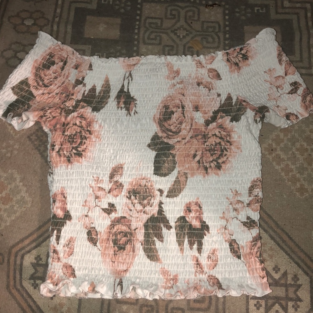 Floral crop top